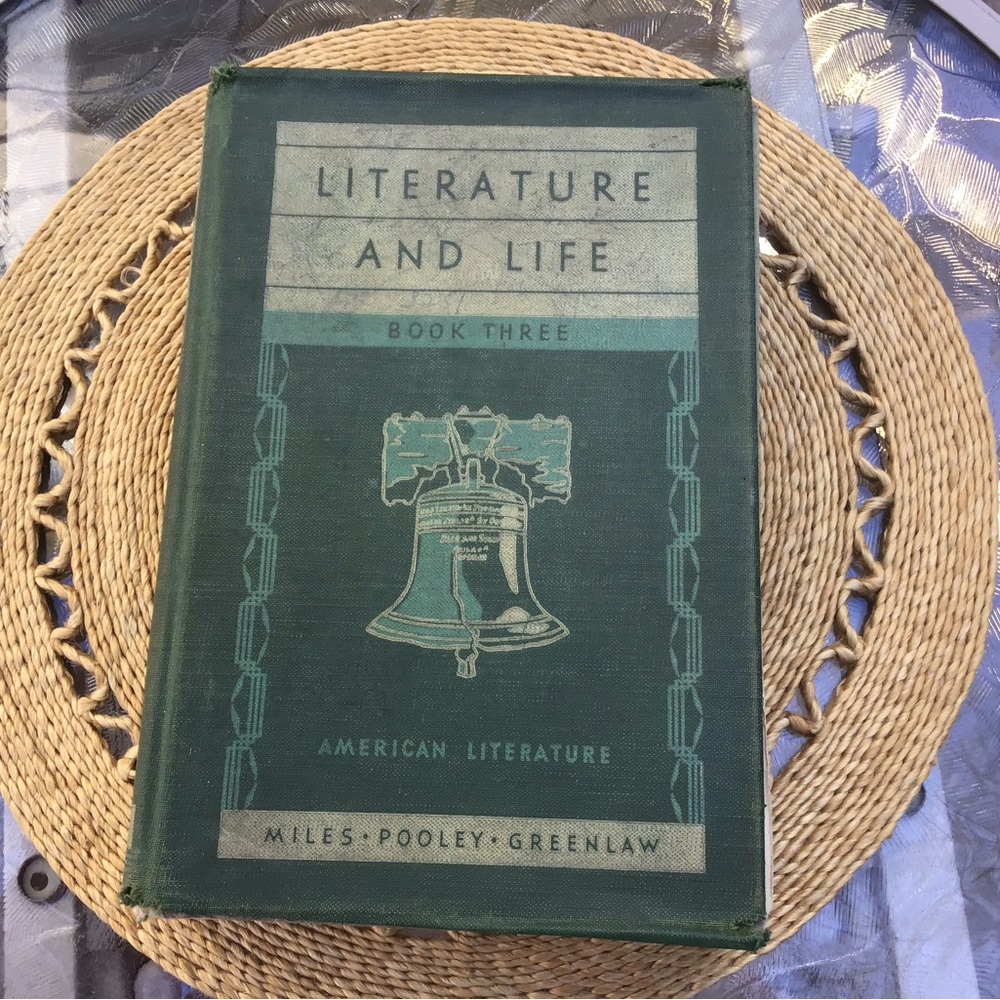 Vintage 1936 ‘Literature and Life' Textbook